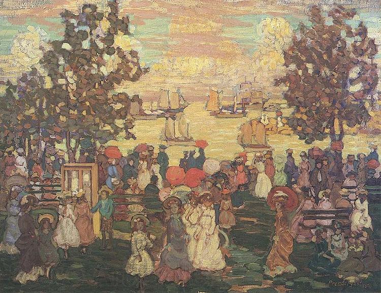 Maurice Prendergast Salem Willows Norge oil painting art